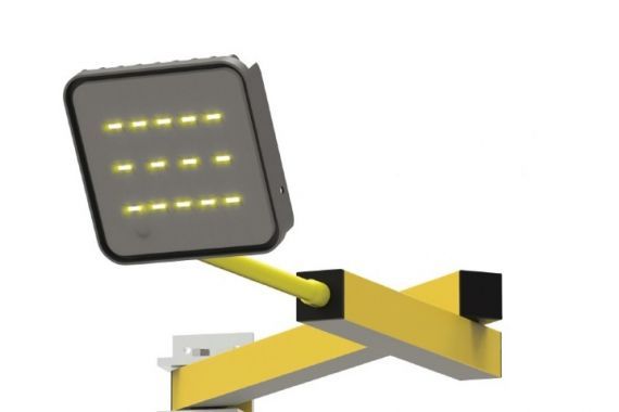 Neues Flexibles LED Dock Licht Stertil Verladetechnik
